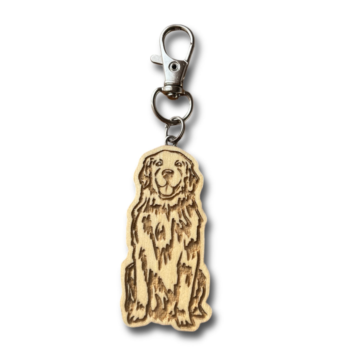 Golden Retriever Keychain