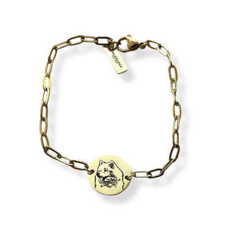 Hand-drawn Pet Portrait Bracelet