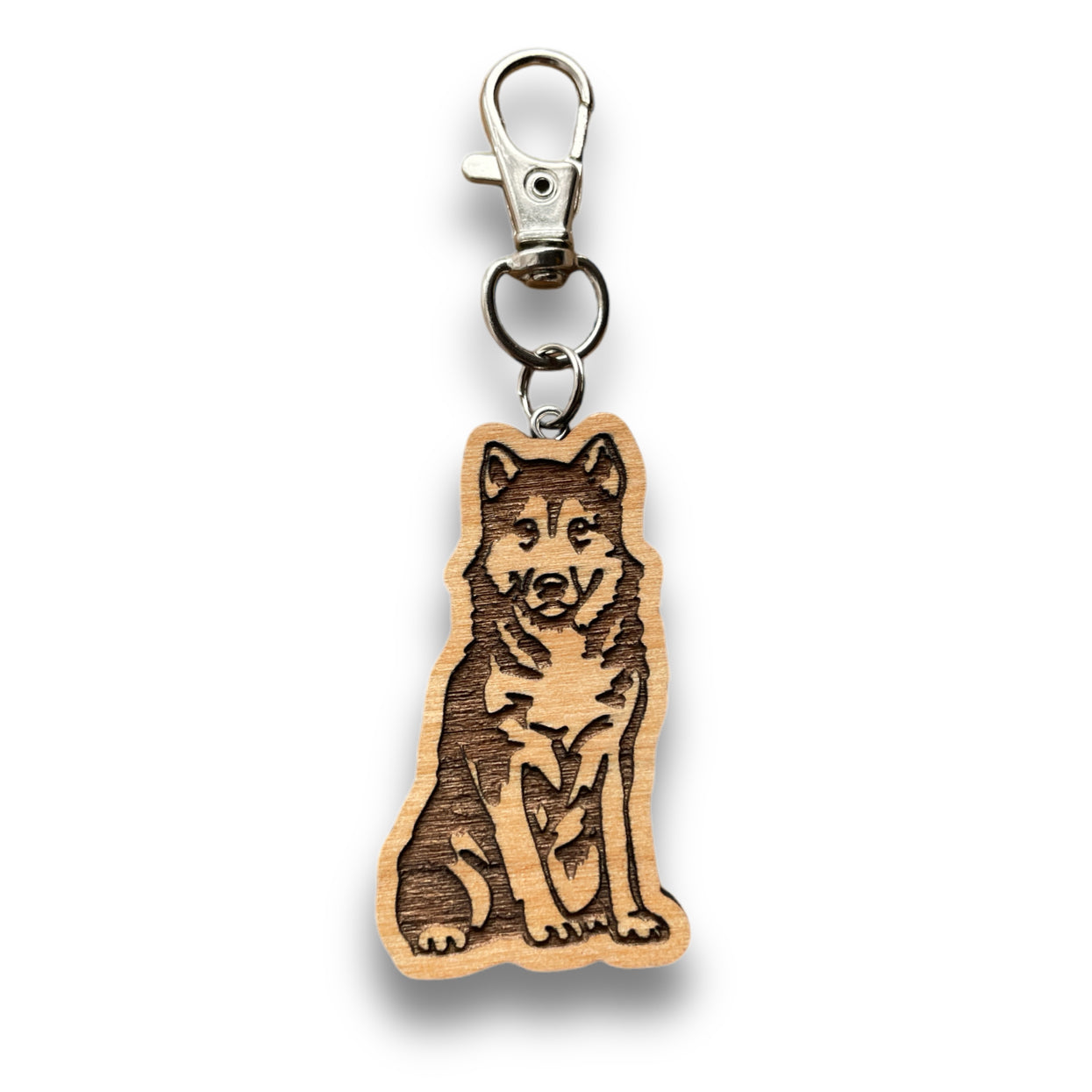 Siberian Husky Keychain