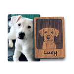 pet portrait magnet