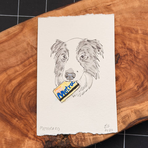 Metrocard - Original Watercolor