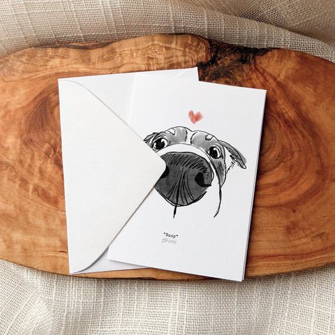 Dog Boop - Mini Art Card