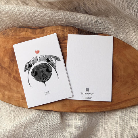 Dog Boop - Mini Art Card