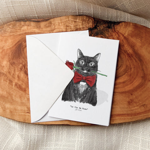 La Vie En Rose - Mini Art Card