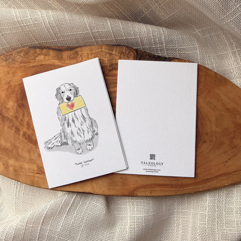 Love Letter- Mini Art Card