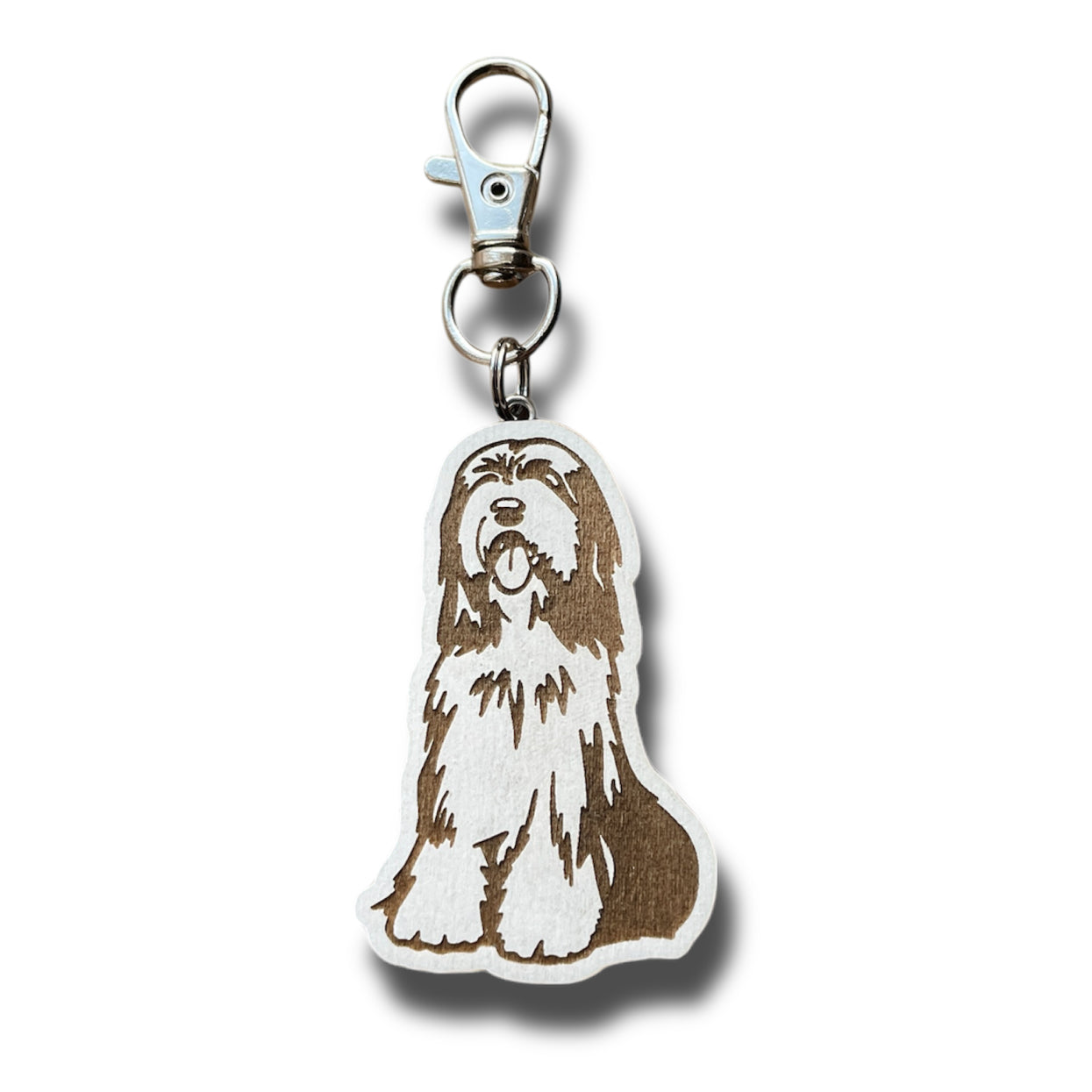 Old English Sheepdog Keychain