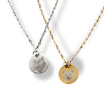 Photo Engraved Pet Portrait Necklace