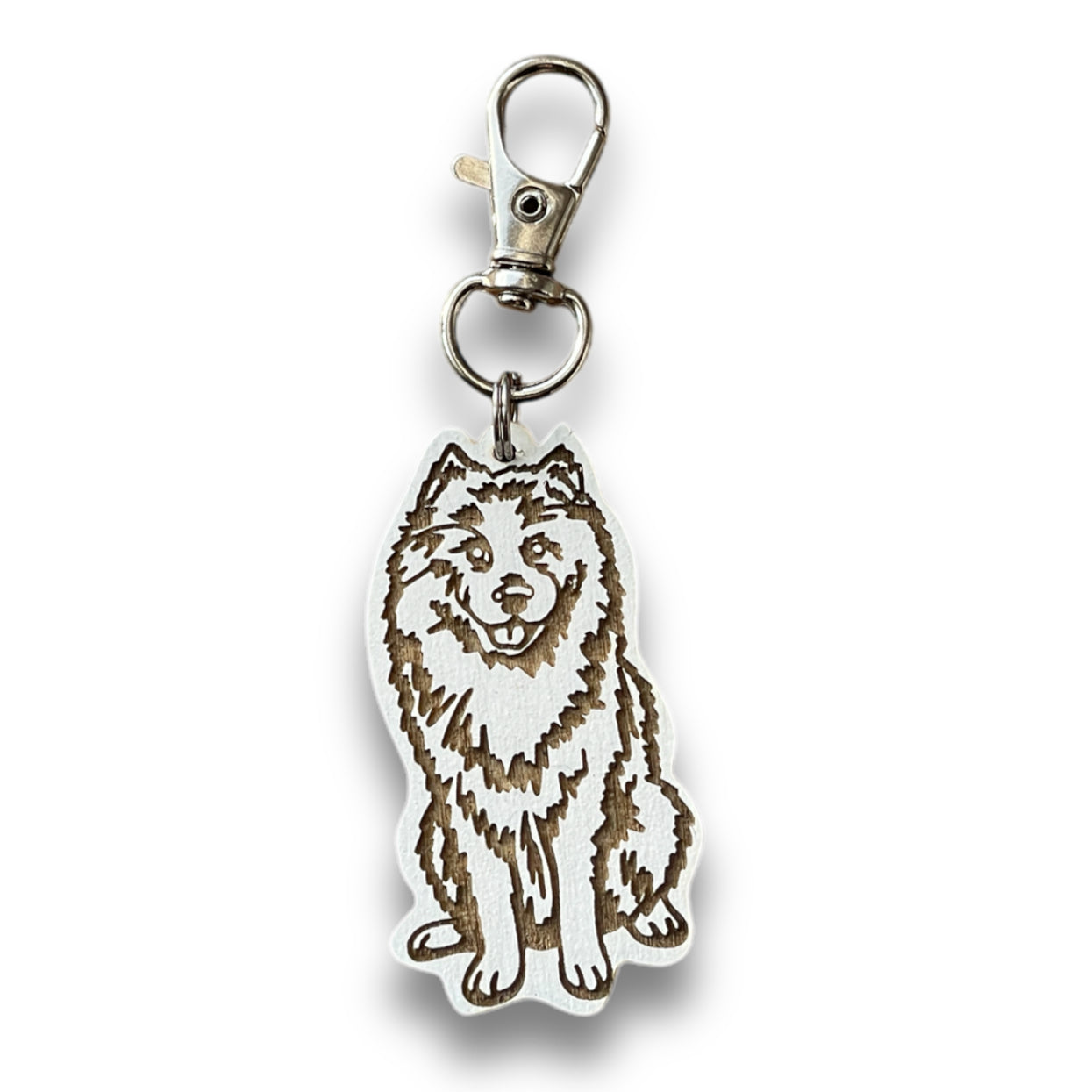 Samoyed Keychain